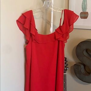 New with tags mirren ruffle neckline dress